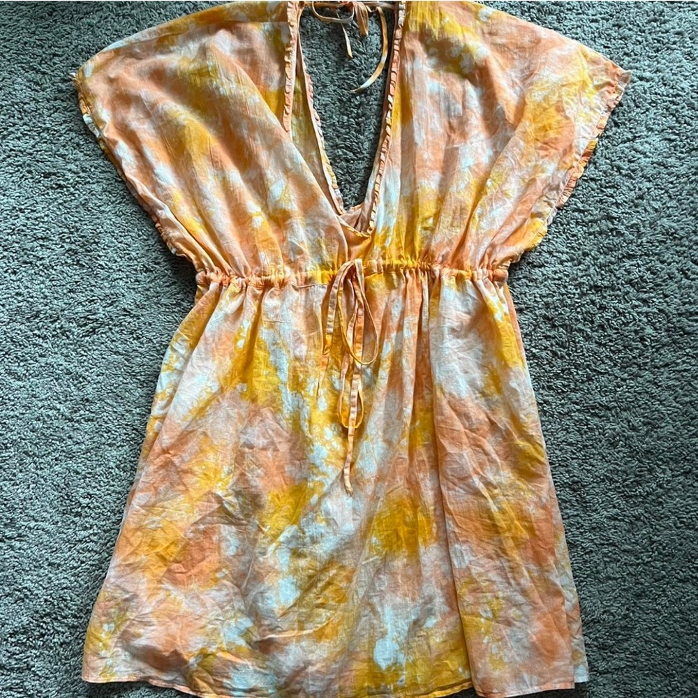 Aerie tie dye cover up. NWT. Size L/XL